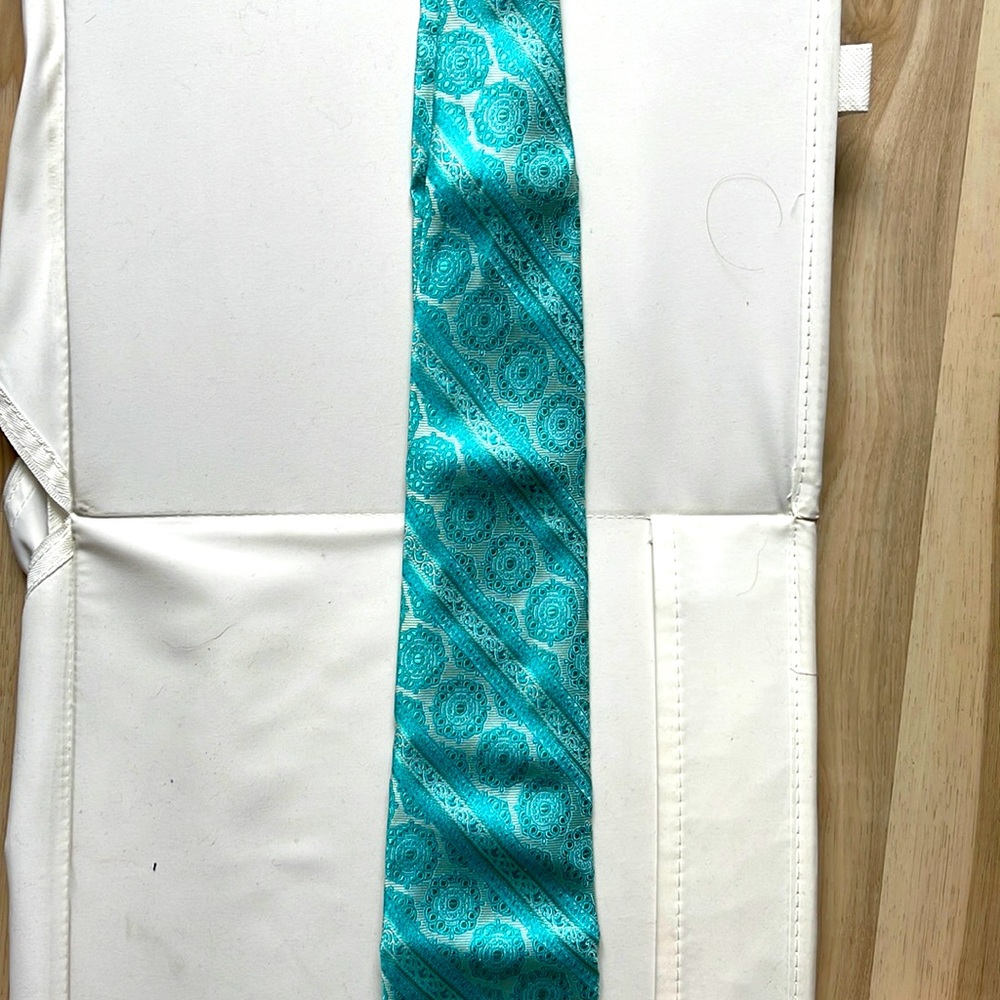 Robert Talbot Mens Seafoam Green Tie